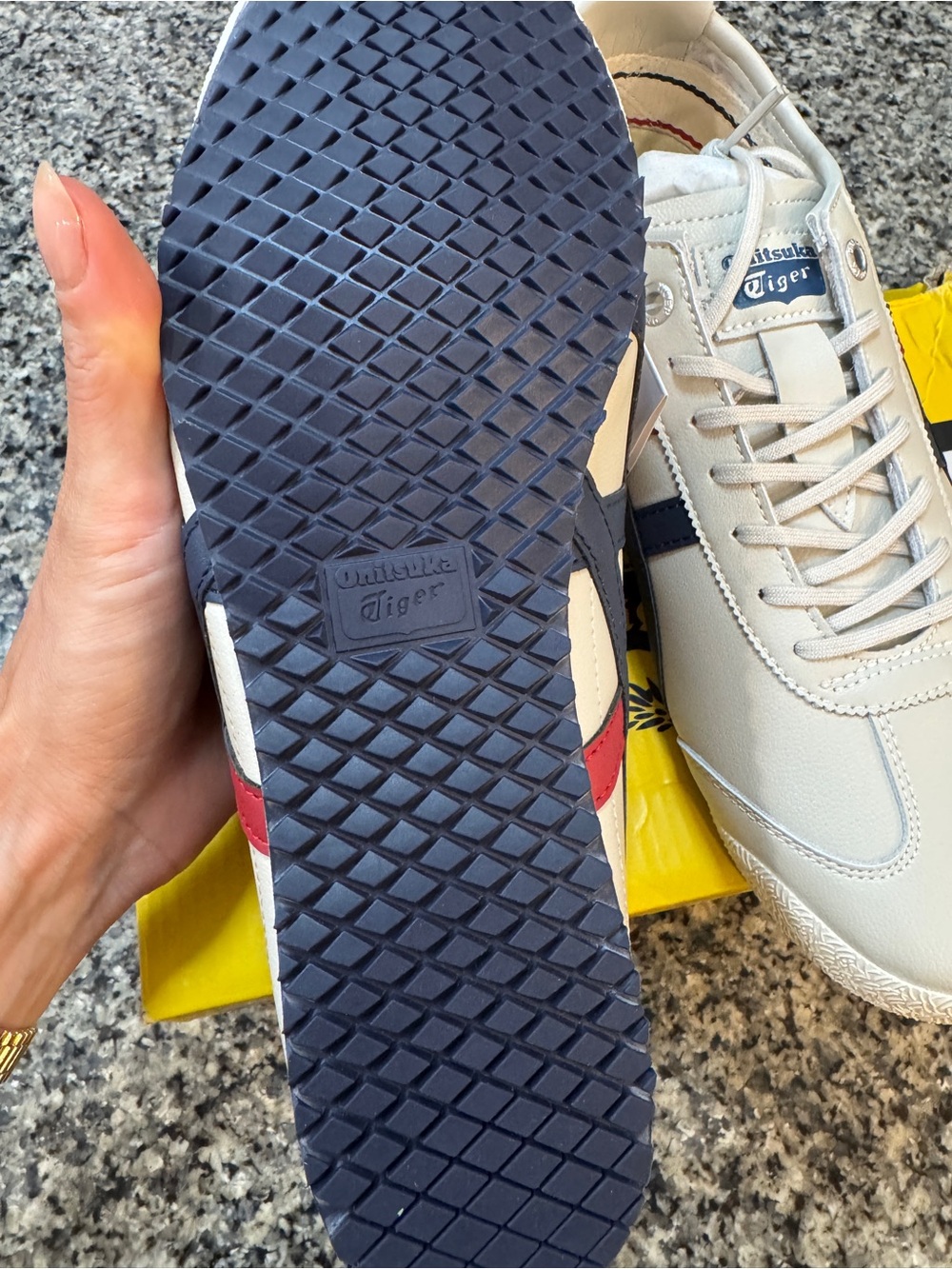 Onitsuka Tiger Mexico 66 Navy & Red Stripes - Picture 5 of 8